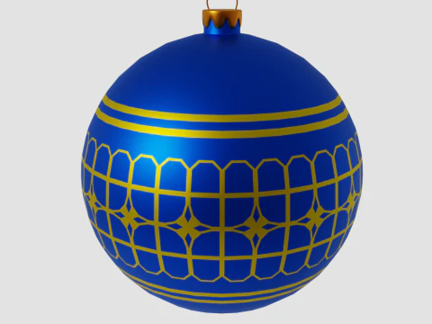 크리스마스 공 3D 모델