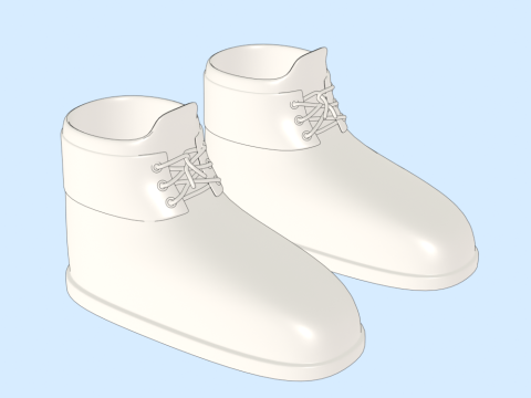 Kids Shoes Modello 3D