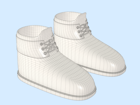 Kids Shoes Modello 3D