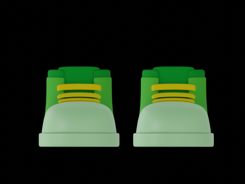 Kids Shoes 3D Model