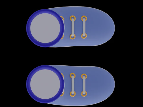 Kids Shoes 3D Model