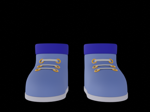 Kids Shoes 3D Model