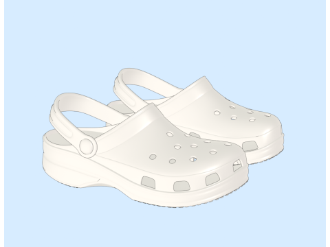 Flip-flops 3D मॉडल