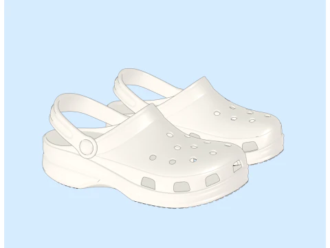 플립플롭 3D 모델