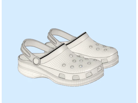 플립플롭 3D 모델