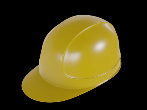 건설 모자 3D 모델