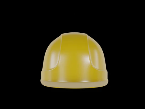 건설 모자 3D 모델