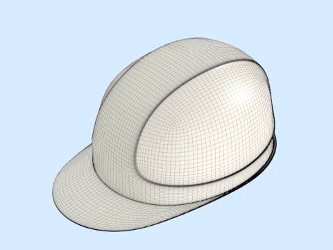건설 모자 3D 모델