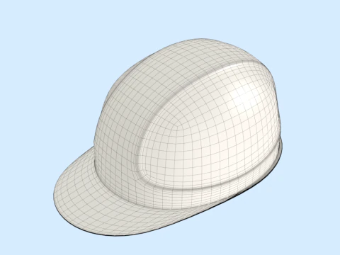 건설 모자 3D 모델