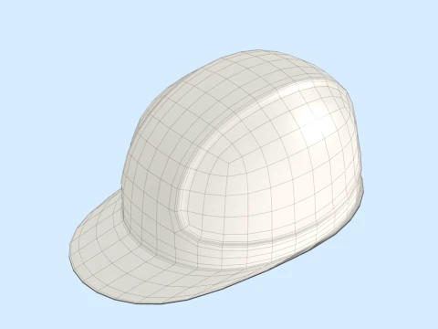 건설 모자 3D 모델