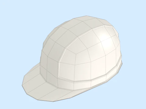 건설 모자 3D 모델