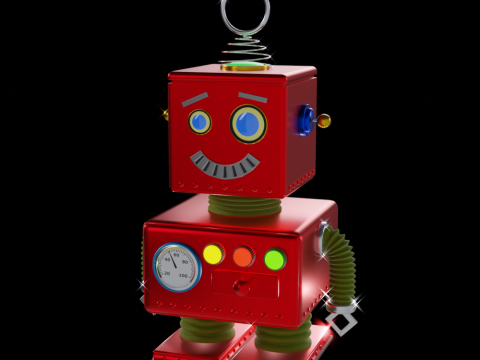 Toy Robot 3D Model