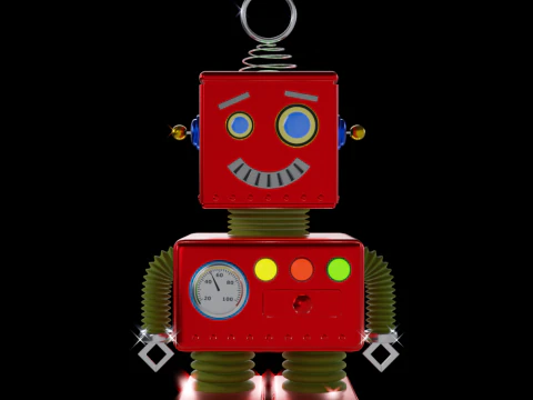 Toy Robot 3D Model