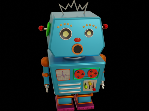 Toy Robot 3Dモデル