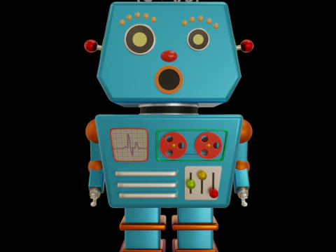 Toy Robot 3D Model