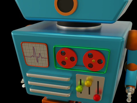 Toy Robot 3D Model
