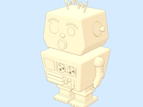 Toy Robot 3D Model