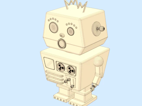 Toy Robot 3D Model