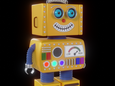 Toy Robot 3D मॉडल