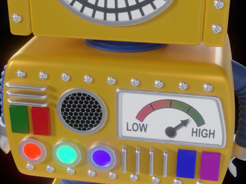 Toy Robot 3D Model
