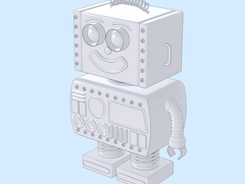 Toy Robot 3D Model