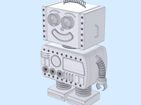 Toy Robot 3D मॉडल