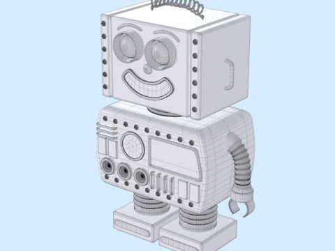Toy Robot 3D Model