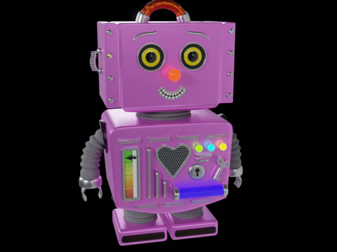 장난감 로봇 3D 모델