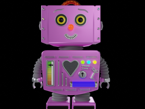 Toy Robot 3D Model