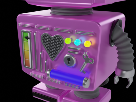 Toy Robot 3D Model