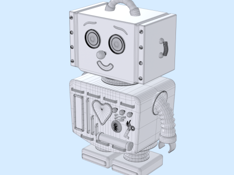 Toy Robot 3D Model