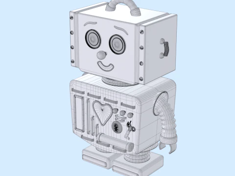 Toy Robot 3D Model