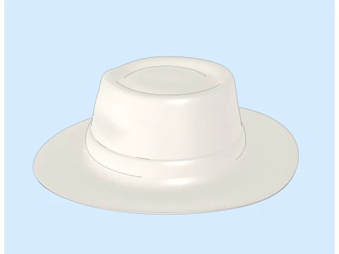 Fedora Hat 3D Model
