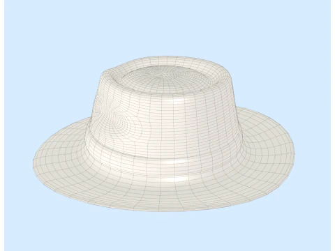 Fedora Hat 3D Model