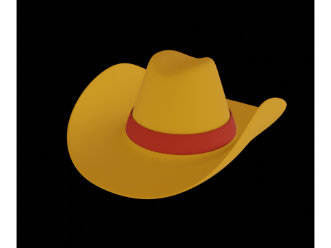 Cowboy Hat Model 3D