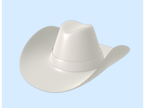 Cowboy Hat 3D Modell