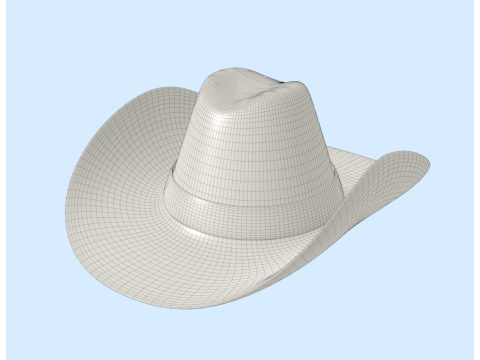 Cowboy Hat 3D Modell