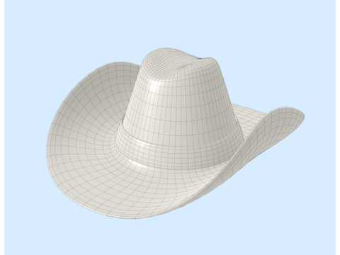 Cowboy Hat 3D Modell