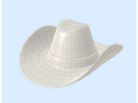 Cowboy Hat 3D Modell
