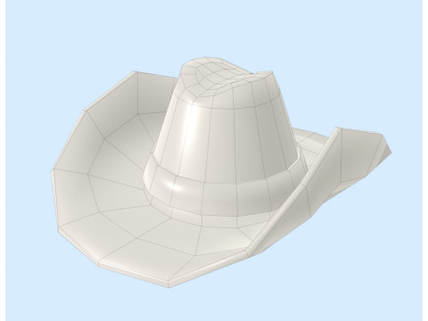 Cowboy Hat 3D Modell