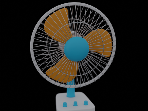 Table Fan 3D Модель