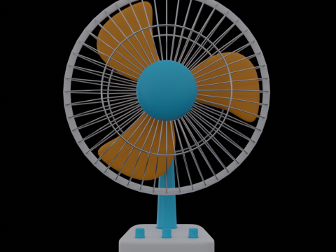 Table Fan 3D Model