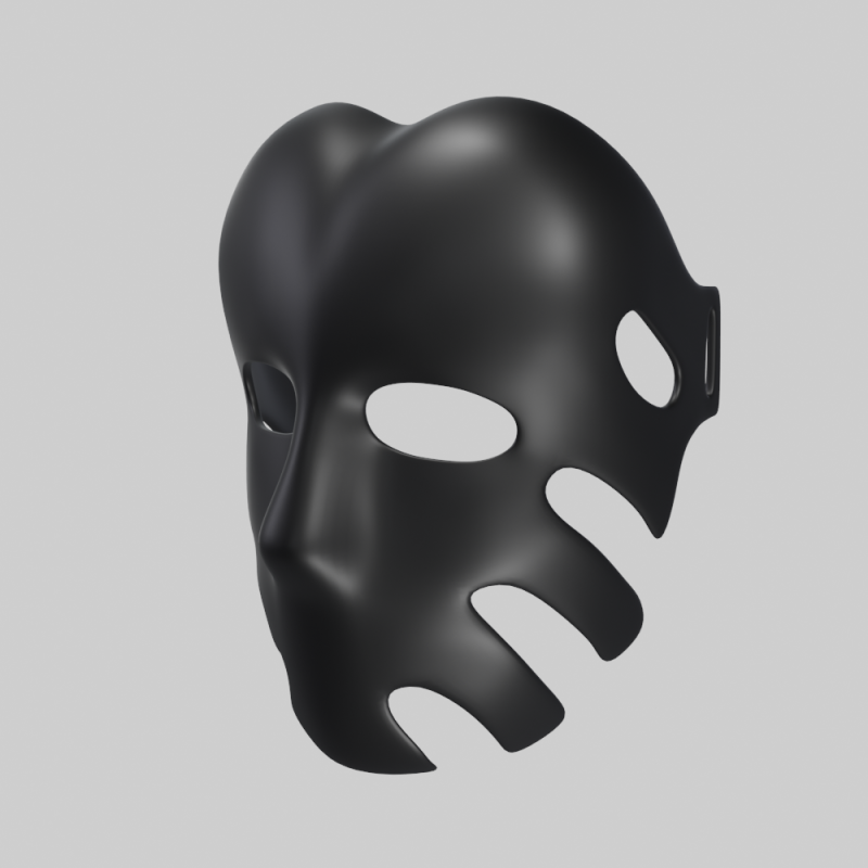 Mask Model 3D .c4d .max .obj .3ds .fbx .stl .blend