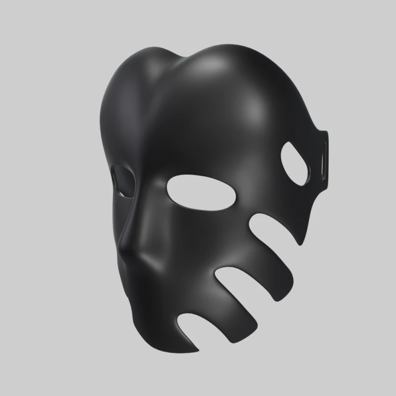 마스크 3D 모델 .c4d .max .obj .3ds .fbx .stl .blend 