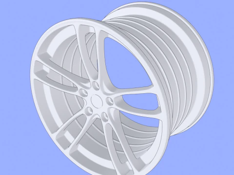 Wheel Rim 3D Model