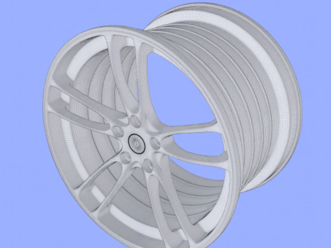 Wheel Rim 3D Model