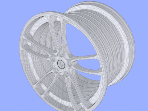 Wheel Rim 3D 모델