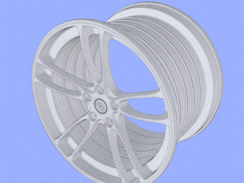 Wheel Rim 3D Model