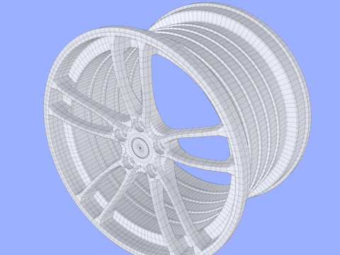 Wheel Rim 3D Model