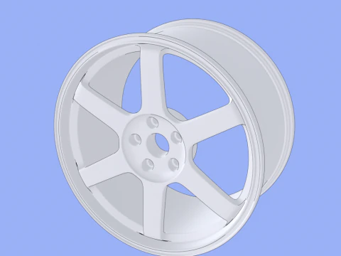 Wheel Rim 3D Model